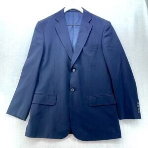 Cornelli Luxury Wool Blazer Sport Coat Classic Fit Navy Blue Mens size 40 Reg